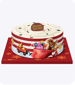 배스킨라비슨 크리스마스 아이스크림 케이크 진정한 크림치즈 레드벨벳 이미지 /출처: 배스킨라빈스 공식 홈페이지