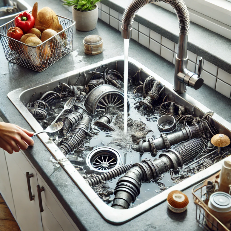 하수구 막혔을때 뚫는 방법5