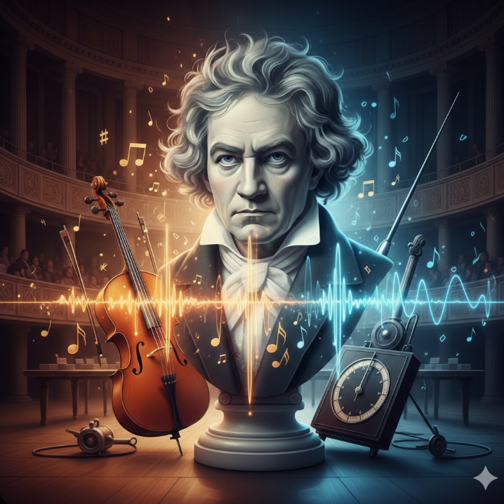 베토벤 녹음 관련 그림