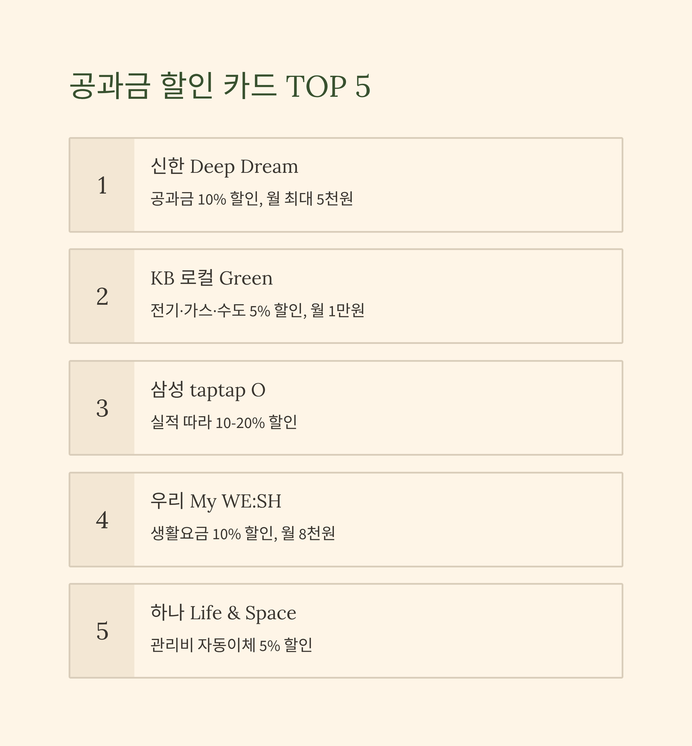 겨울철 난방비 공과금 할인 카드