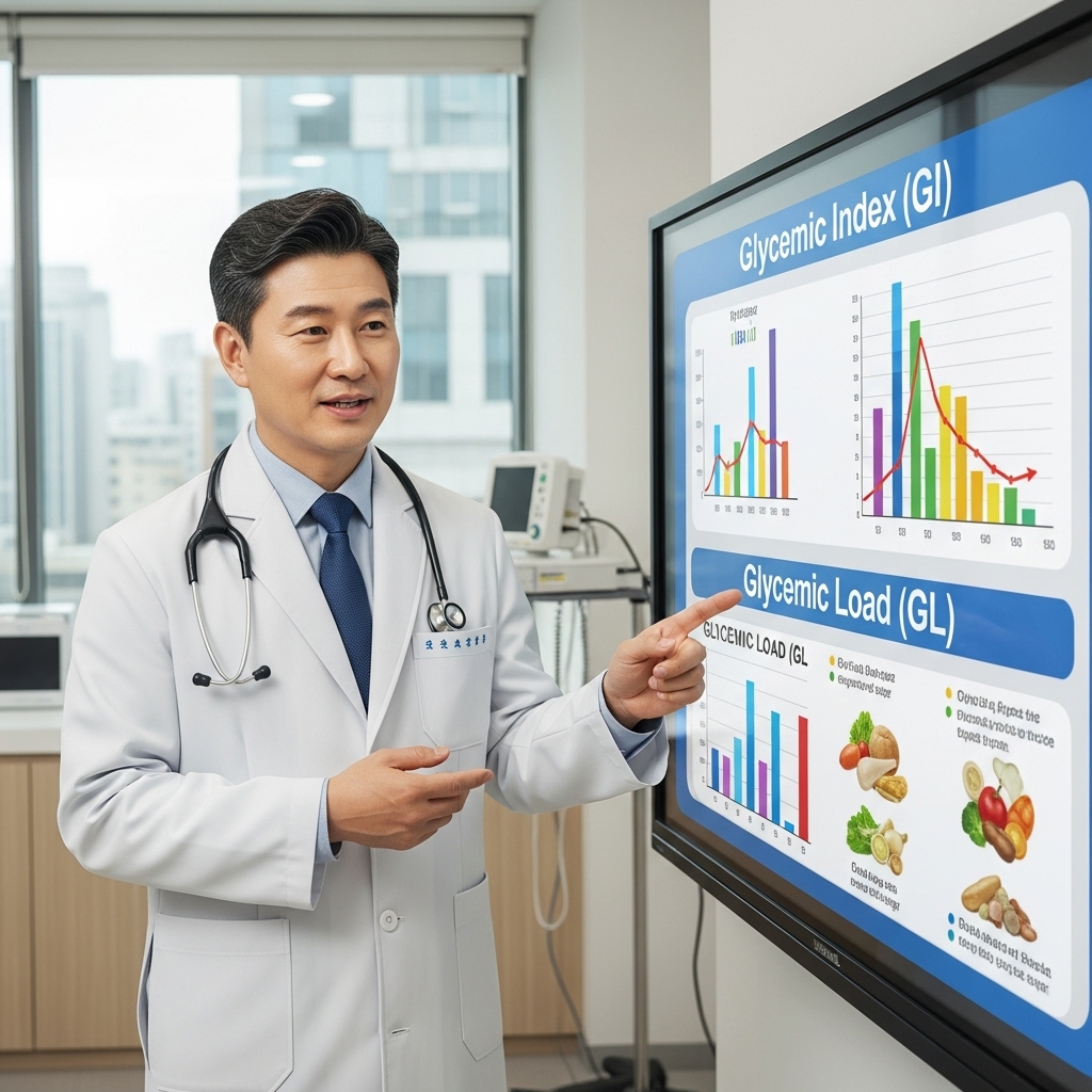 '혈당 지수(GI)'와 '혈당 부하 지수(GL)'의 차이점