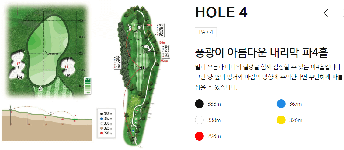 아난티 골프클럽 한라아웃코스 4