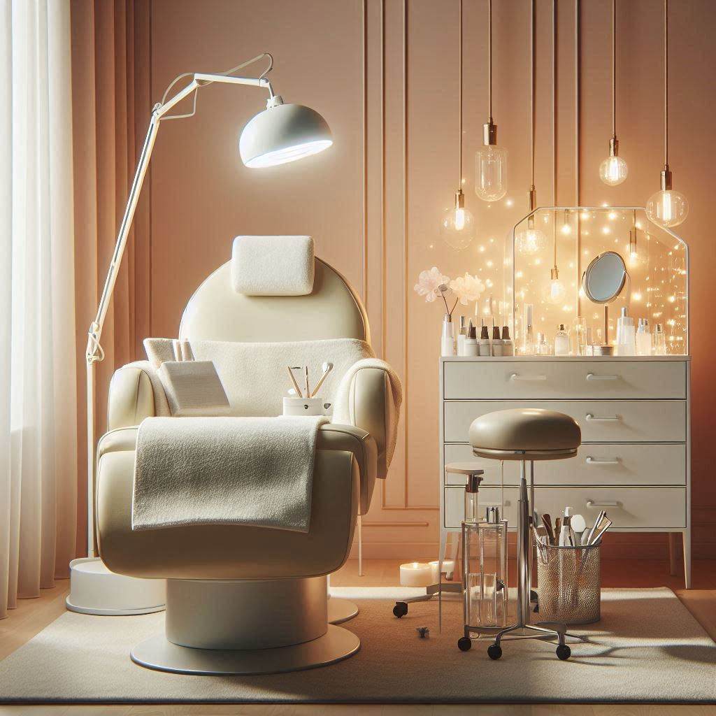 피부,체형관리 샵 배경