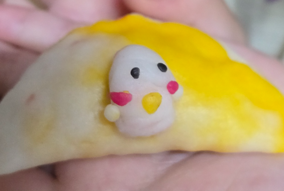 쌀 캐릭터 만든 모습