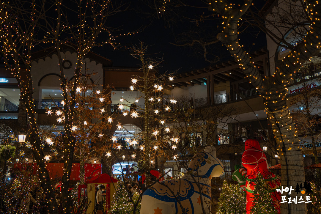 시흥 프리미엄 아울렛 크리스마스 분위기