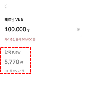 트래블월렛 베트남 환율