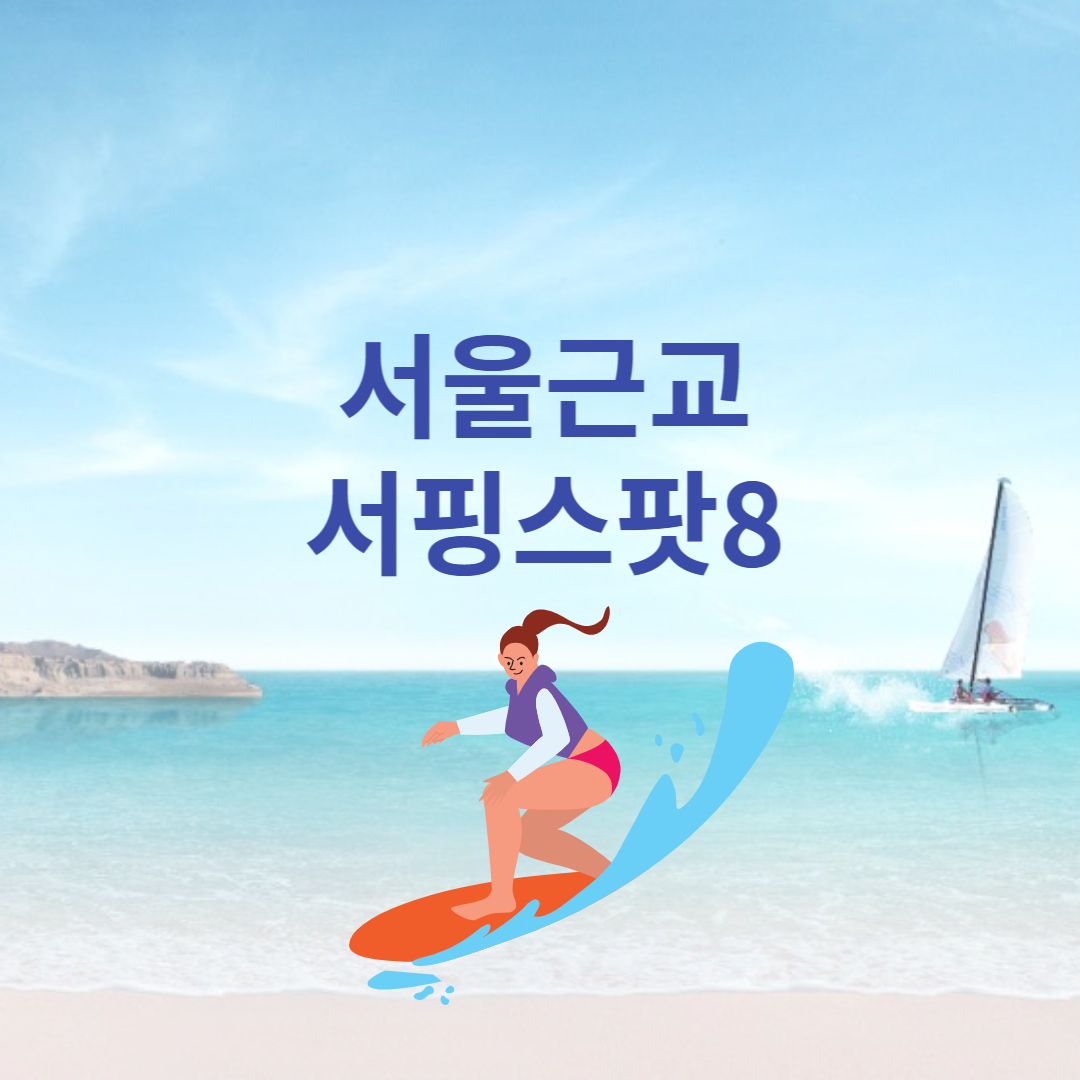 서울근교 서핑스팟8