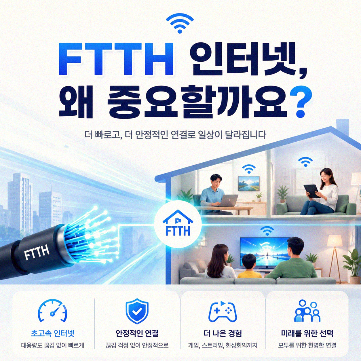 우리 집 인터넷 FTTH 가능 지역인지 확인하는 방법