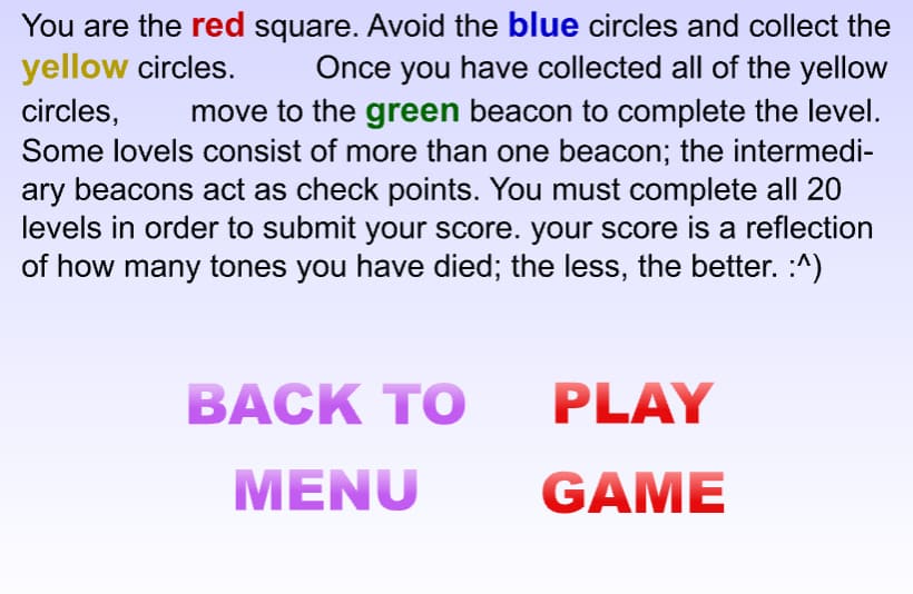 영어로 된 게임방법이 나와있습니다