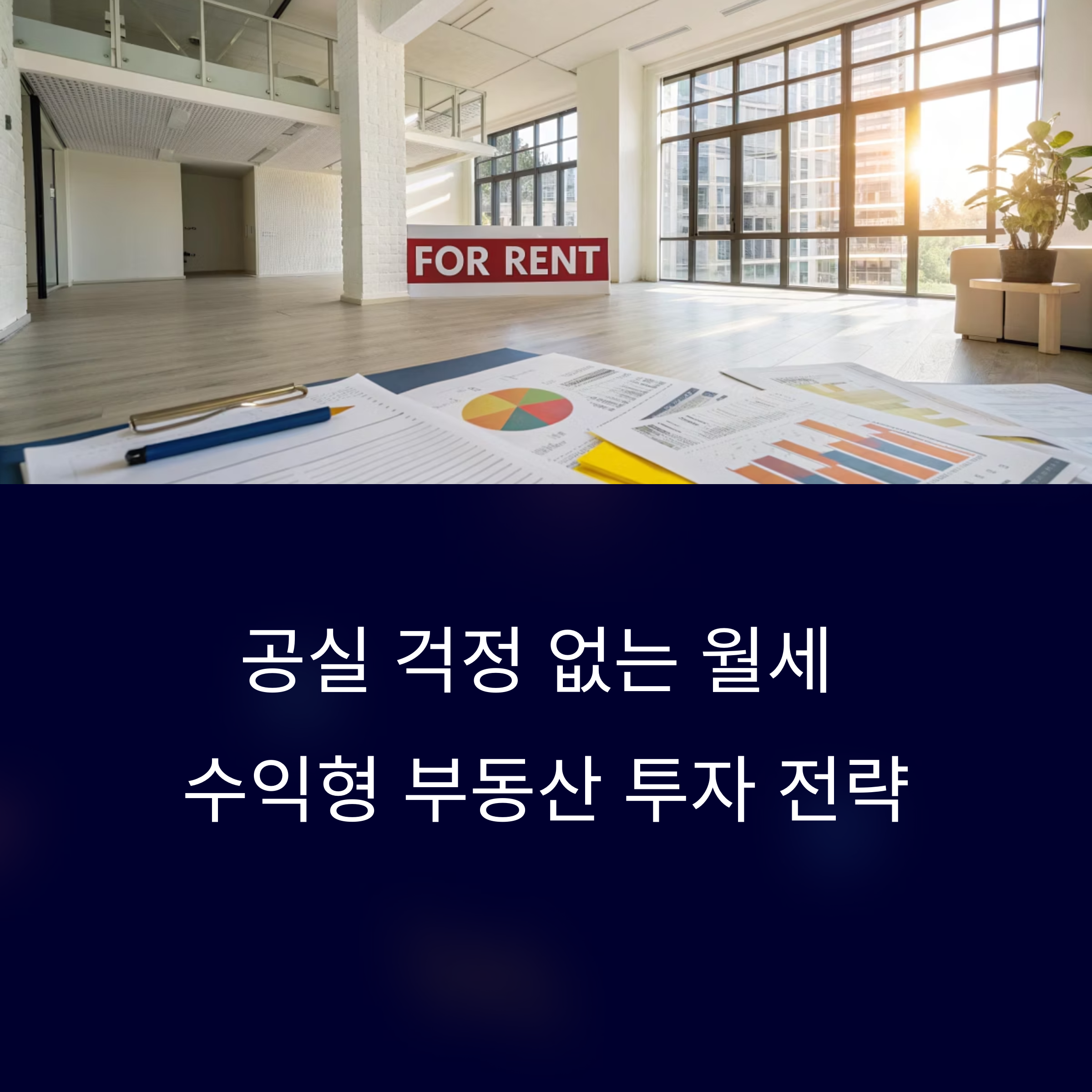 공실 걱정 없는 월세 수익형 부동산 투자 전략