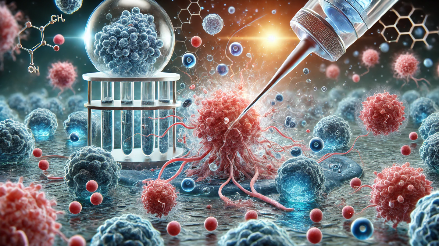 암세포 일러스트사진