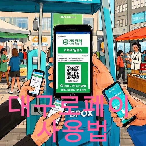 대구로페이 사용법: QR코드 결제