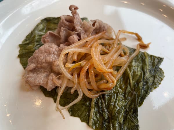 동탄 샤브올데이 목동 - 맛있는 장아찌 발견, 쌈 싸먹는 중