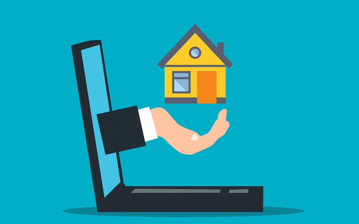 손위에 올려진 집