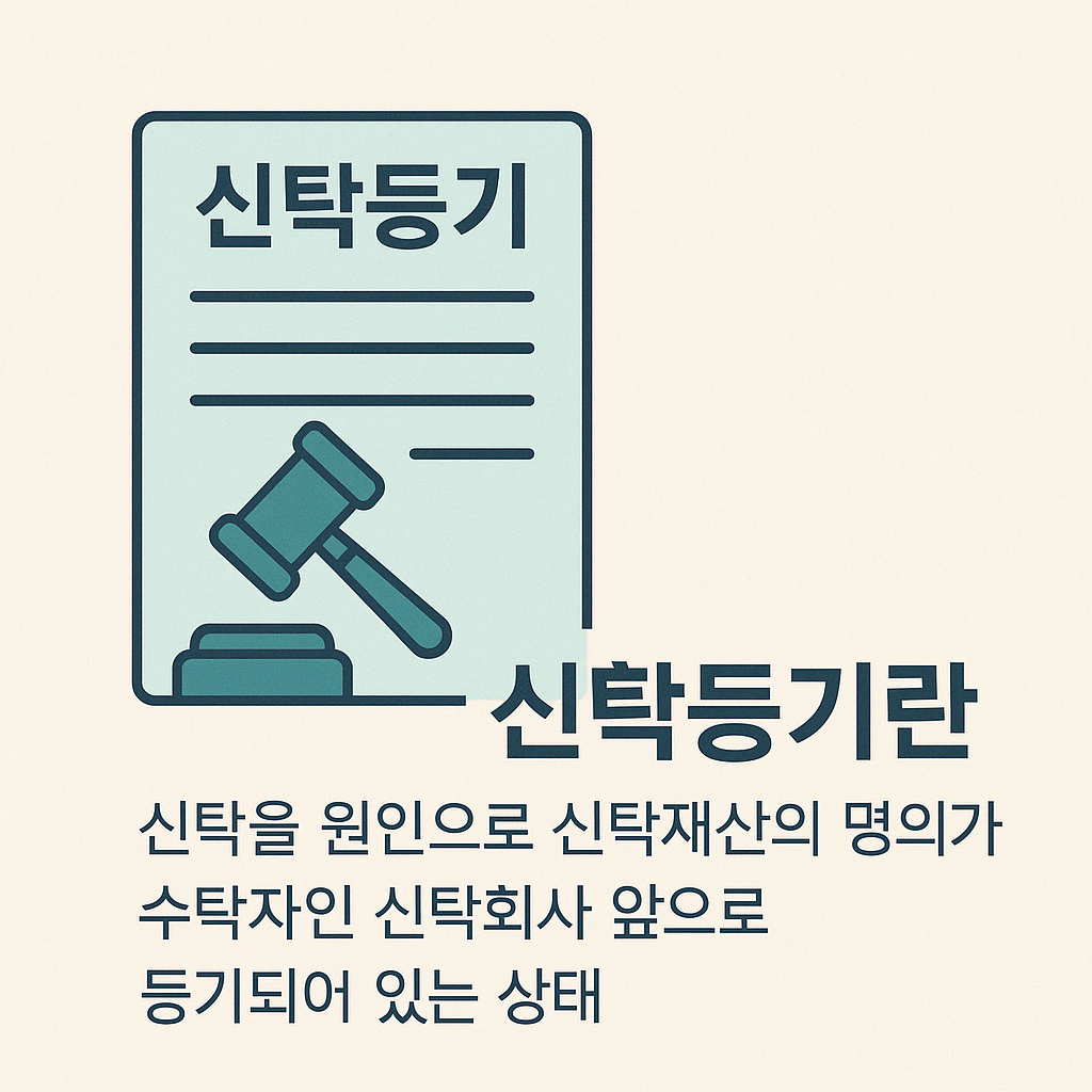 신탁등기