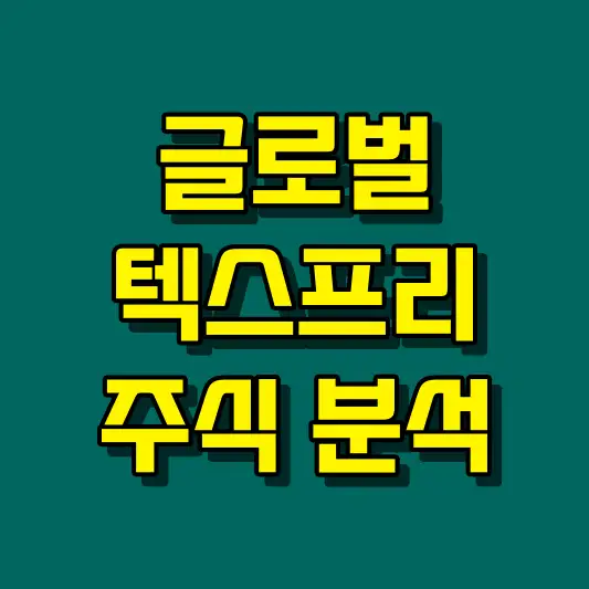 글로벌텍스프리 주식 분석