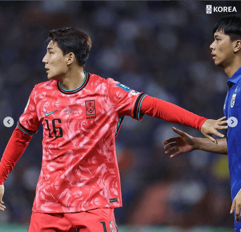 2026 북중미 월드컵 아시아 2차 예선 태국원정경기 한국승리