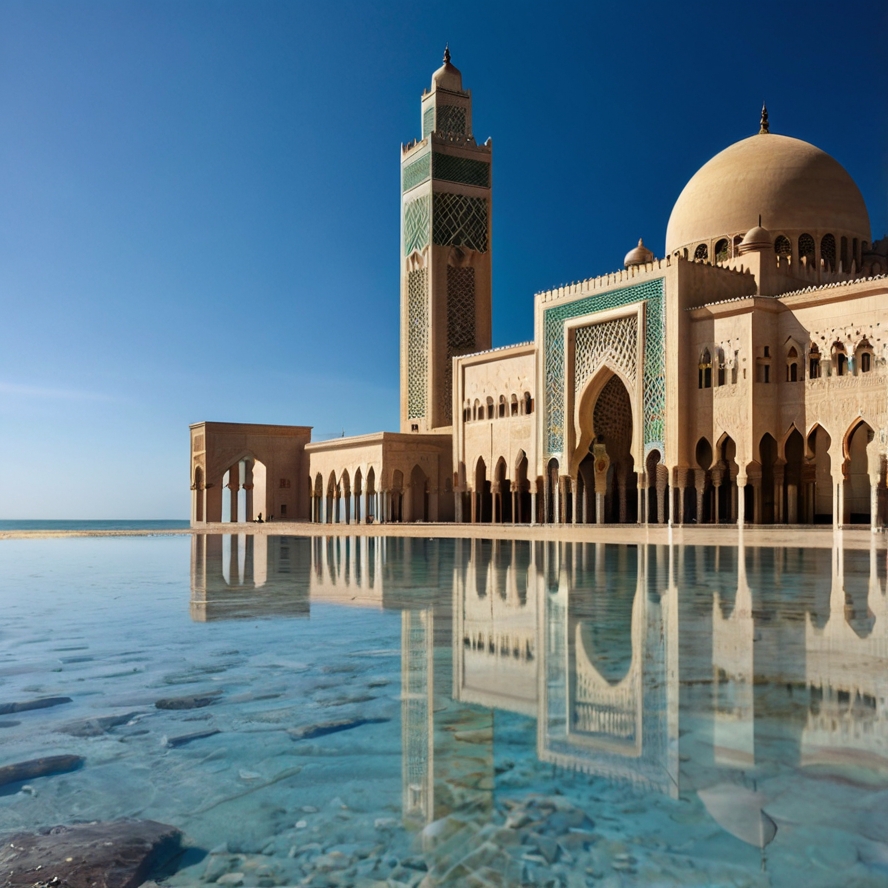 카사블랑카 여행 필수코스 하산 2세 모스크 이미지