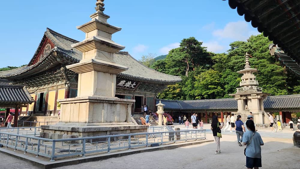 불국사의 다보탑과 석가탑