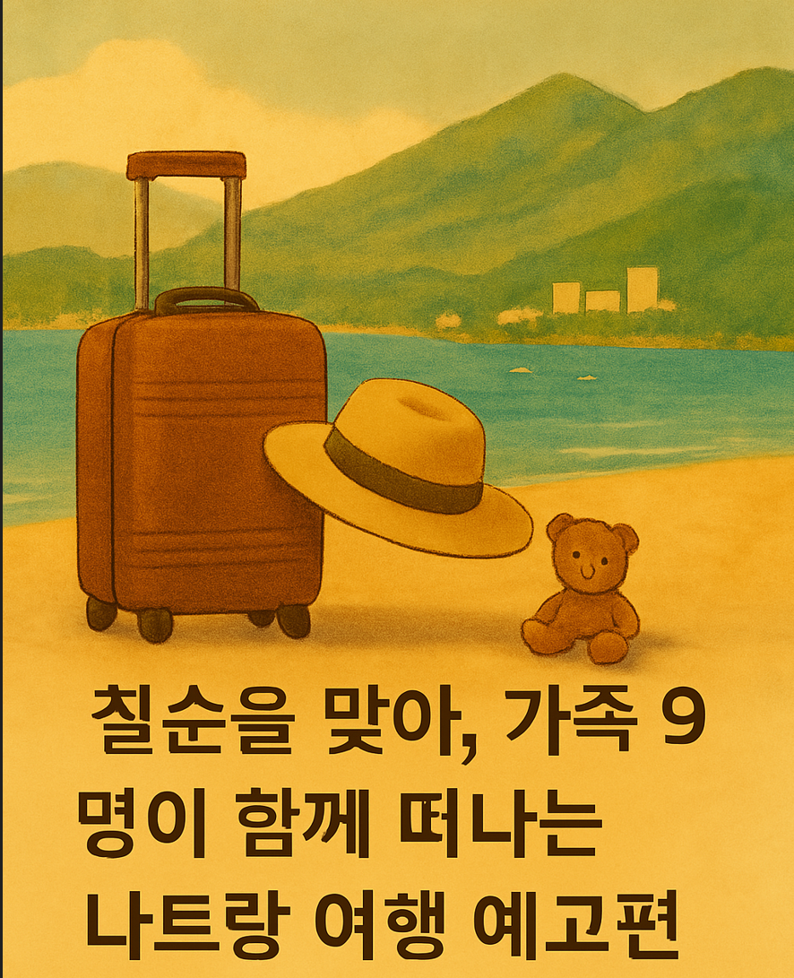 칠순기념 가족여행. 베트남 나트랑