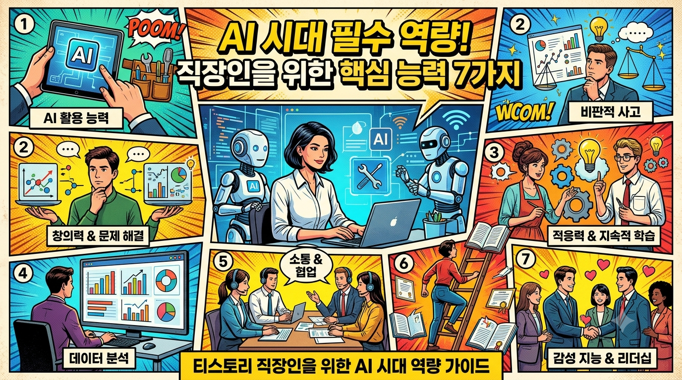 AI 시대에 필요한 역량! 직장인이 지금 준비해야 할 핵심 능력 7가지
