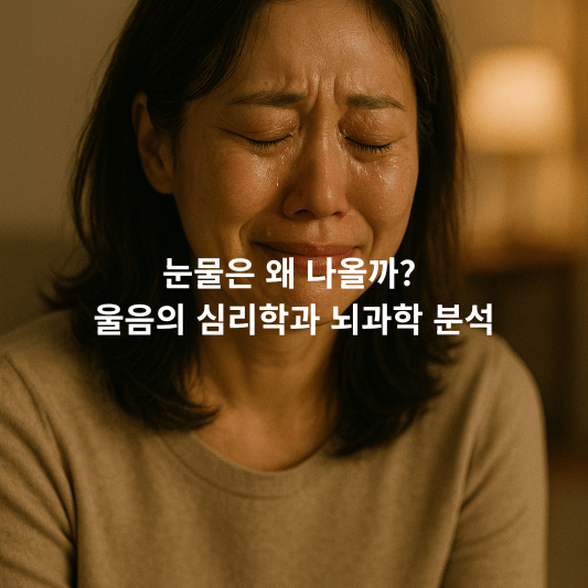 눈물심리학, 감정조절, 울음의과학, 뇌와감정, 스트레스완화, 정서표현, 진화심리학, 눈물의이유, 자율신경계, 심리학블로그