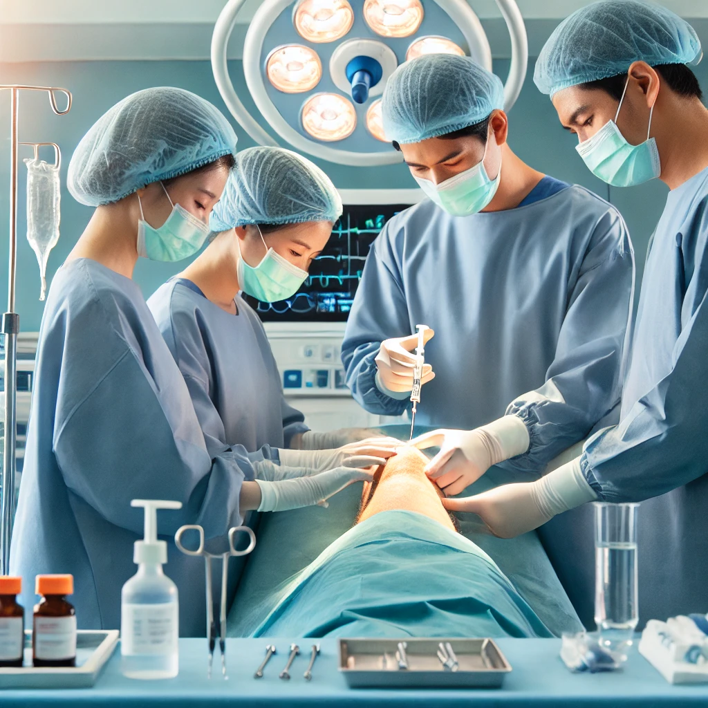 무릎 줄기세포 치료와 관련된 사진