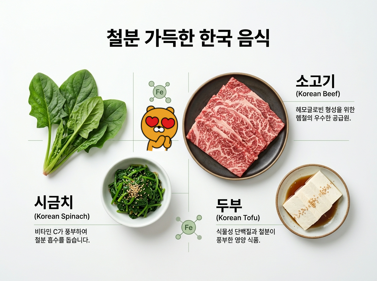 철분풍부식품-여성철분결핍해소