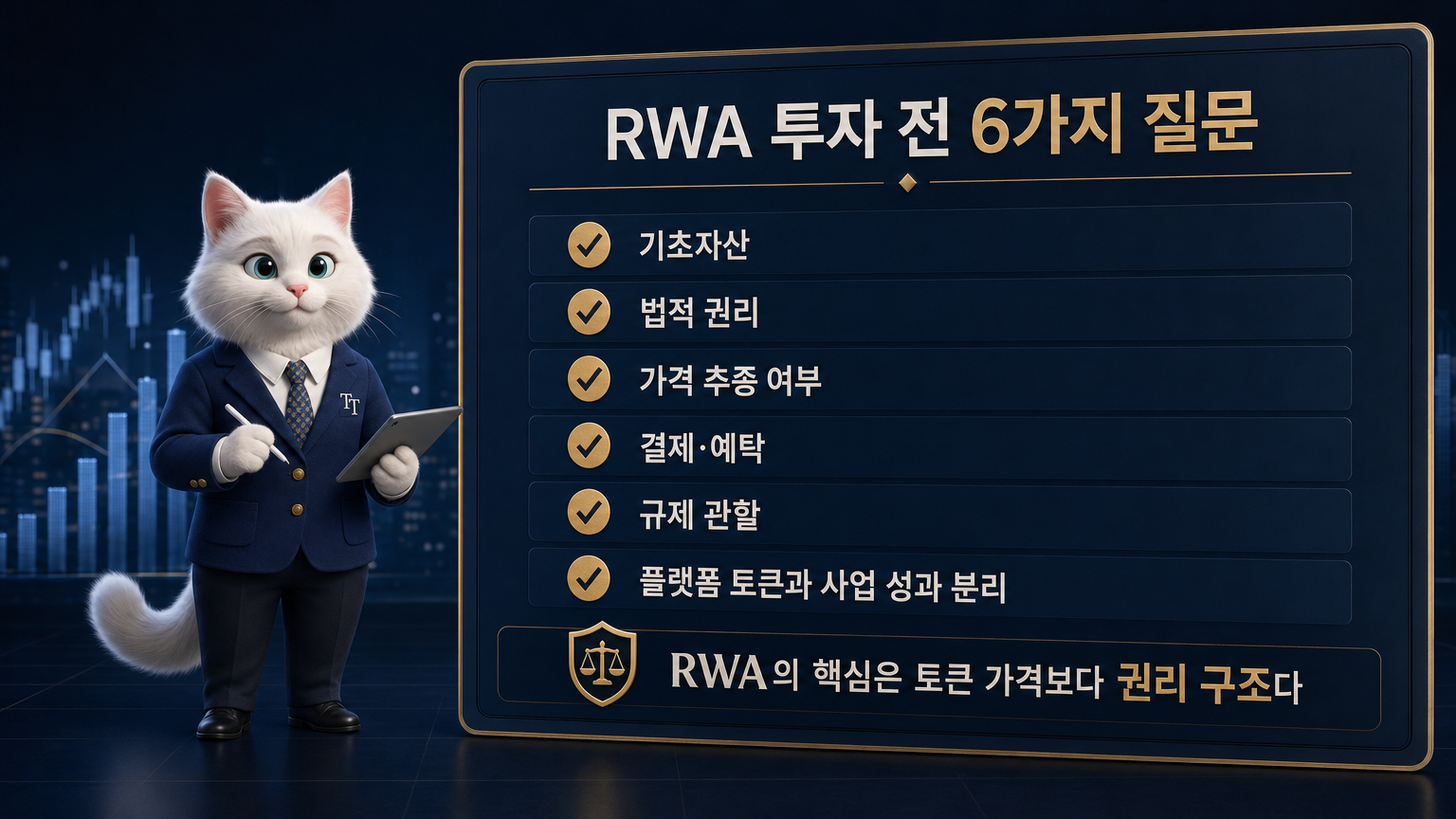 RWA 투자 전 확인해야 할 여섯 가지 질문
