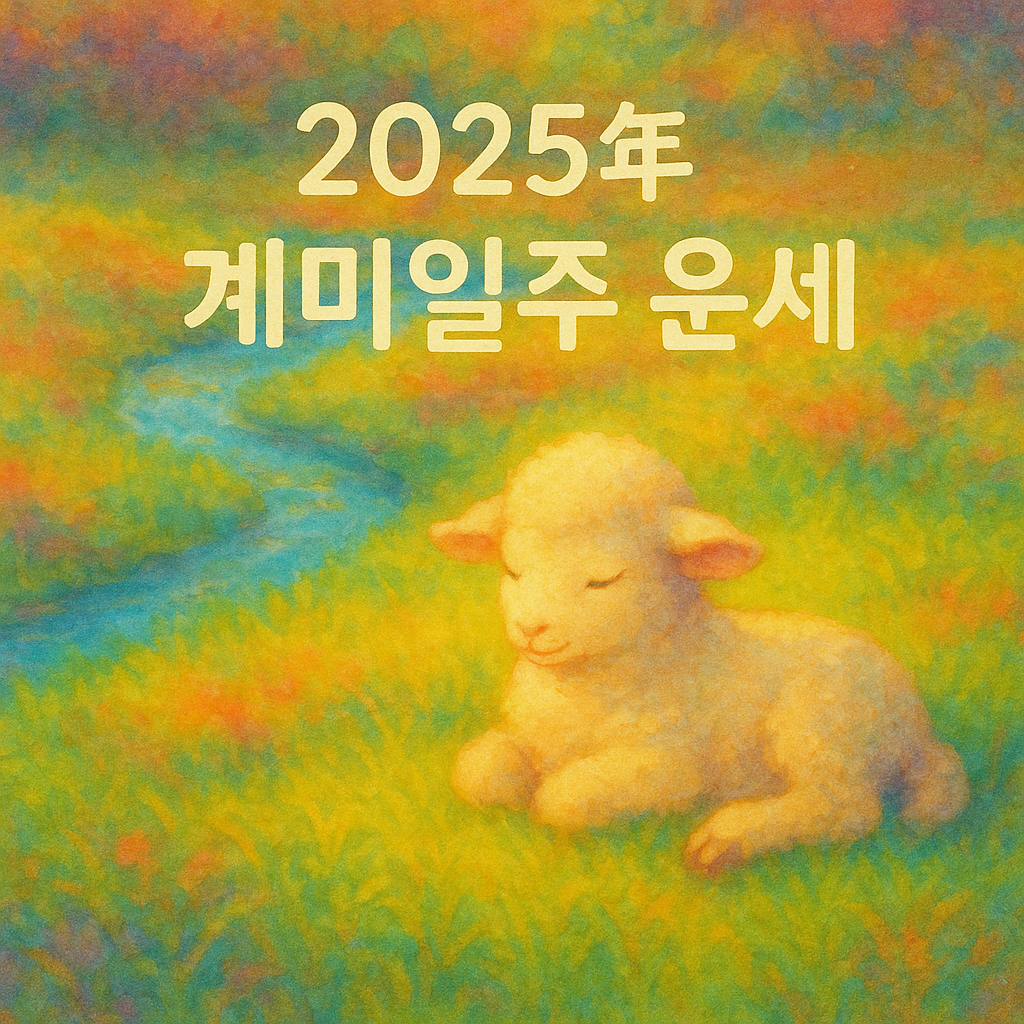2025년 계미일주 운세
