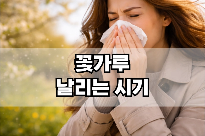 꽃가루 날리는 시기