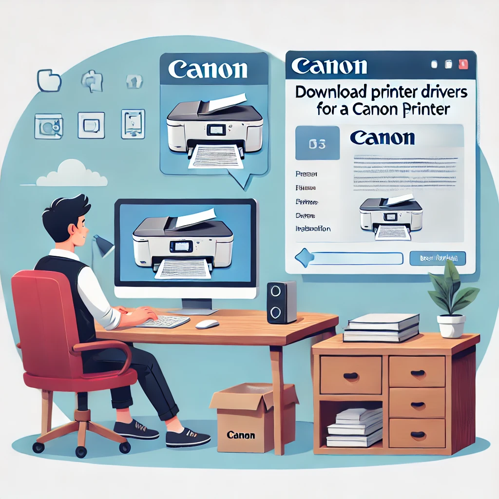 캐논 프린터 드라이버 다운로드 방법