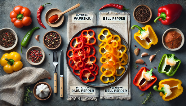 파프리카 vs 피망 영양 비교