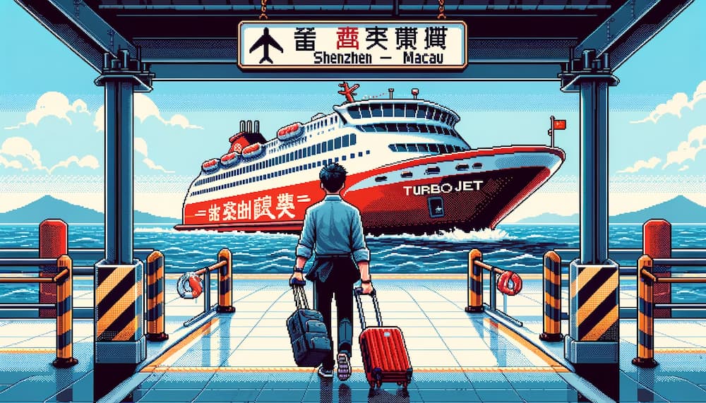 선전시에서 마카오 가는 페리