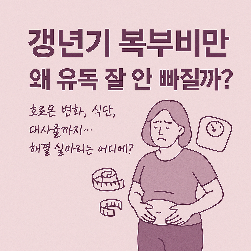 갱년기 복부비만