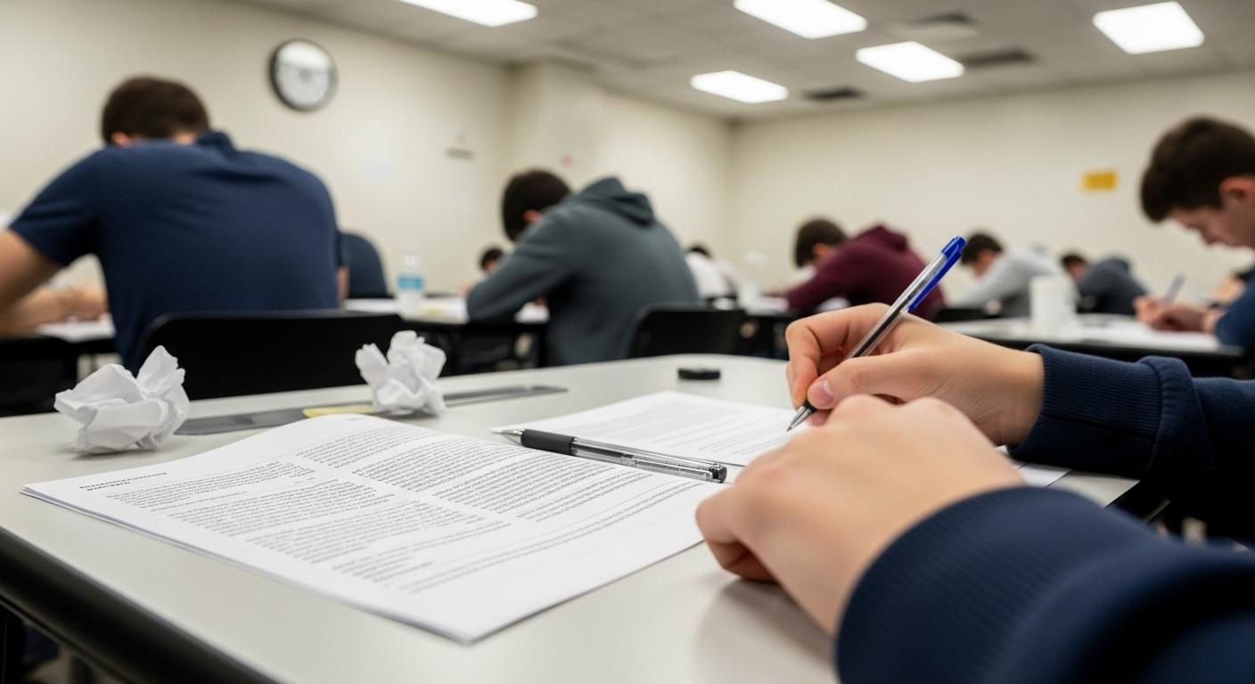 대학 논술 시험시간