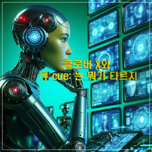 클로버 X와 큐 cue: 는 뭐가 다른데