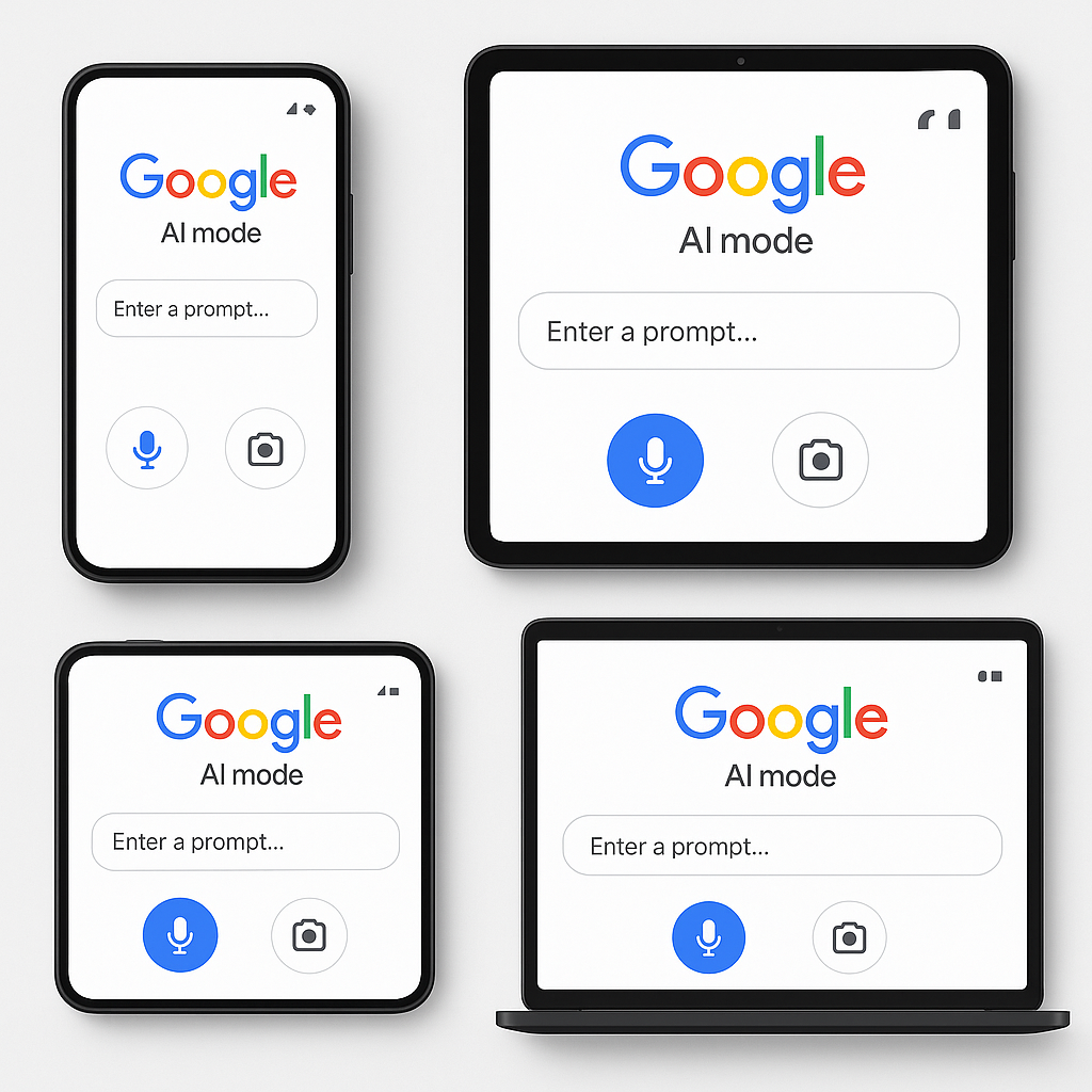 구글 AI 모드의 멀티모달 기능들