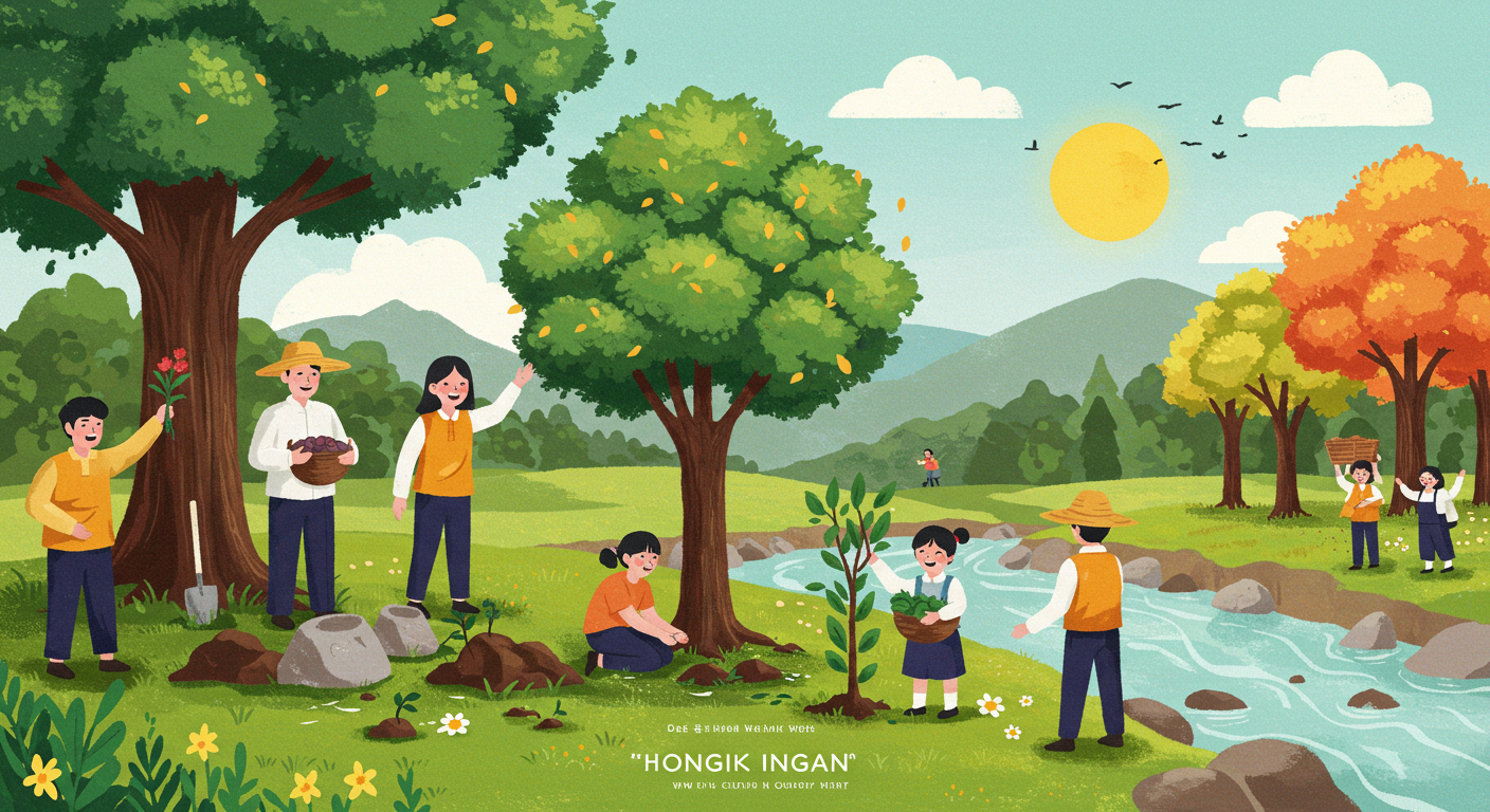 홍익인간 뜻: 널리 인간을 이롭게 하라? 숨겨진 진짜 의미와 현대적 가치