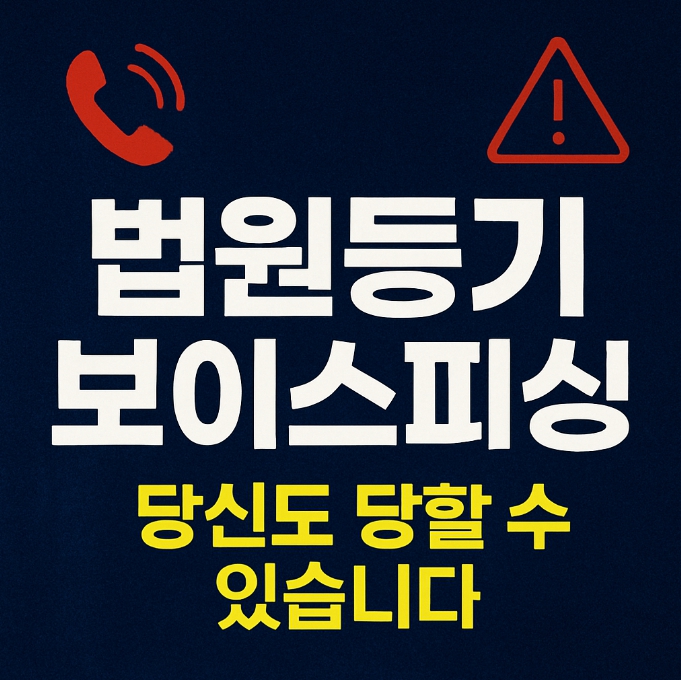 법원 등기 보이스피싱