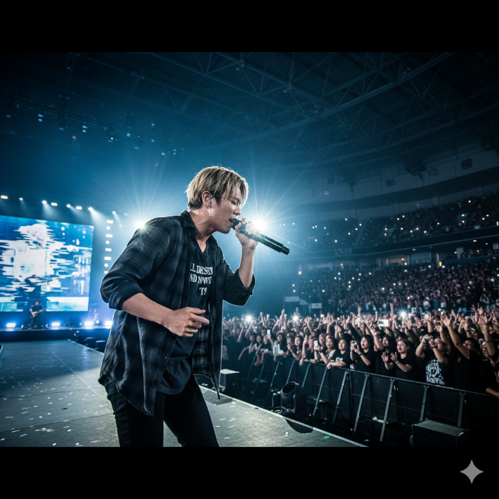 혼신의 힘을 다해 노래하며 팬들과 교감하는 타카(Taka)의 열정적인 라이브 모습