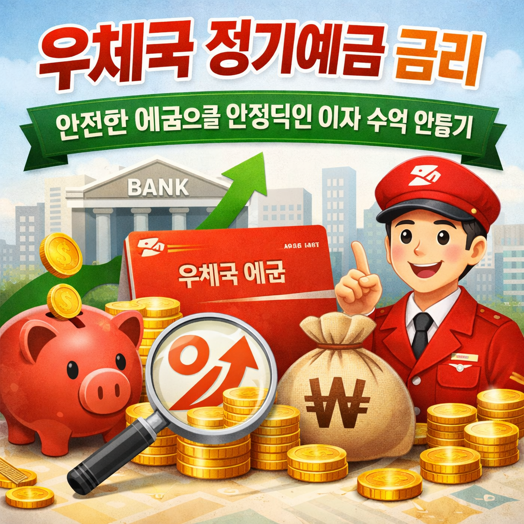 우체국 정기예금 금리