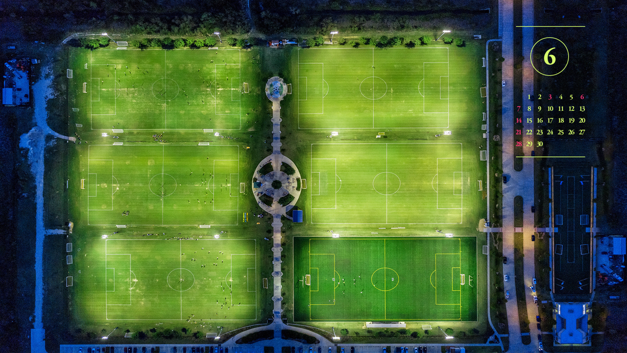 10 축구장 야경 A - 2026년6월 달력배경화면