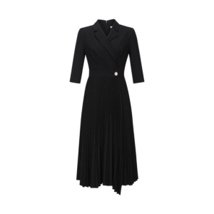 미샤 싱글 버튼 원피스 플리츠 원피스