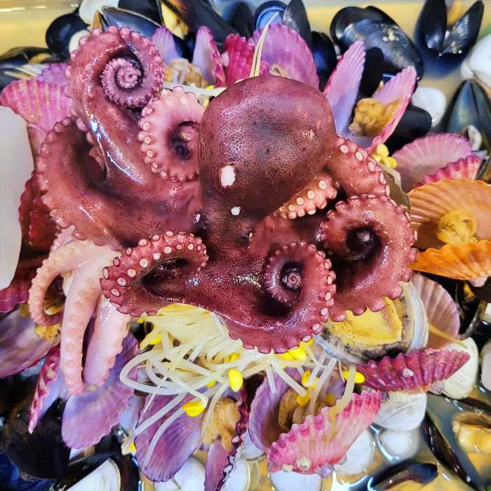 생생정보 청주 산더미 해물 조개 샤브 칼국수 맛집