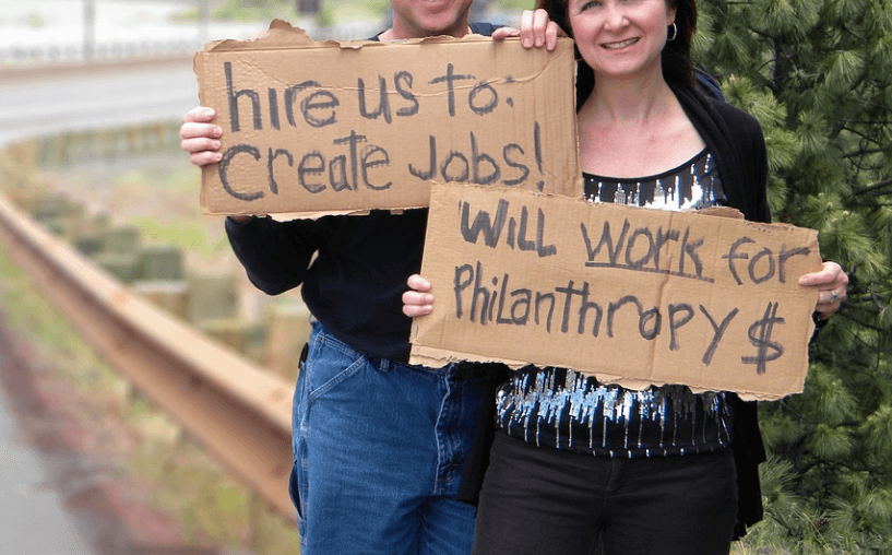 일을 구하는 사람