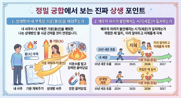 이혼수 있는 궁합 진짜일까? 이혼 사주 풀이와 현실적인 해결책