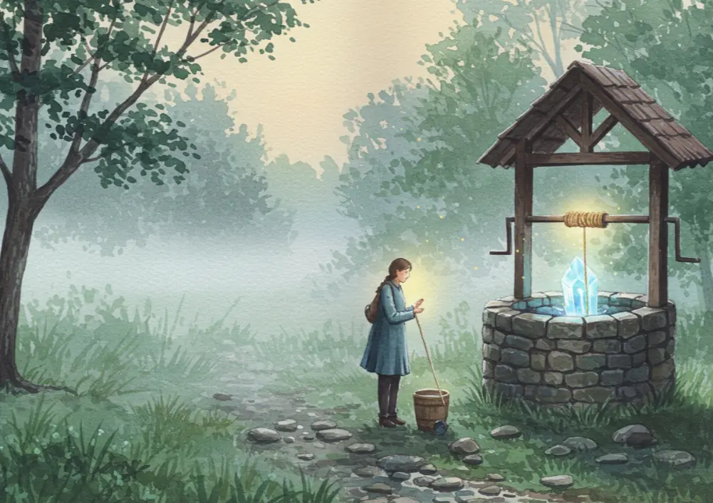 우물에서 맑은 물을 길어 올리는 꿈