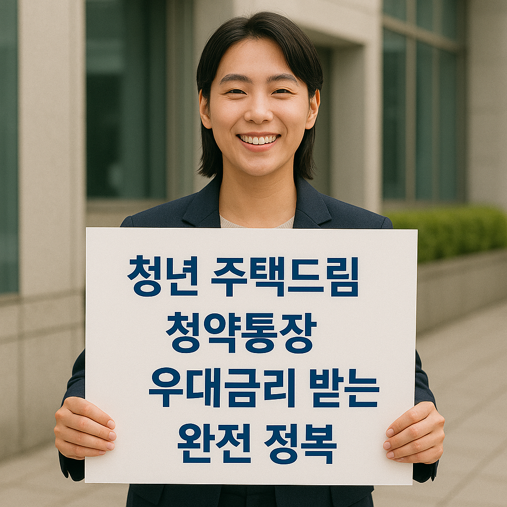 청년 주택드림 청약통장 우대금리 받는 방법 완전 정복