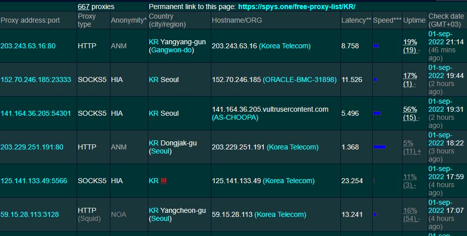 웹크롤링-프록시